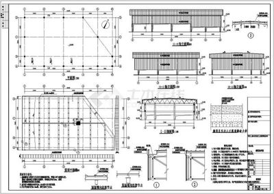 贵州钢结构网架工程全套施工设cad图纸(含图纸工程量计算及结算书)
